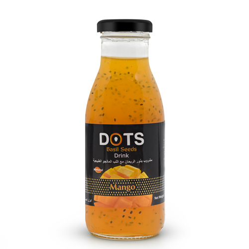 "Dots" Basil Seeds Drink Mango