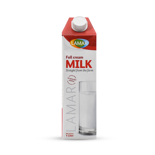 Lamar UHT Full Cream Milk 1ltr