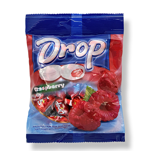 DROP Soft Candy (Raspberry) Bag 90g(1*24) (5603)