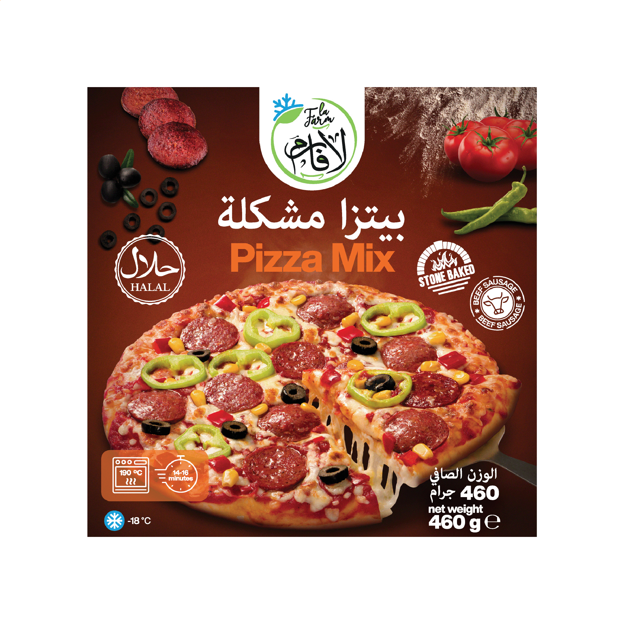 pizza mix 460g