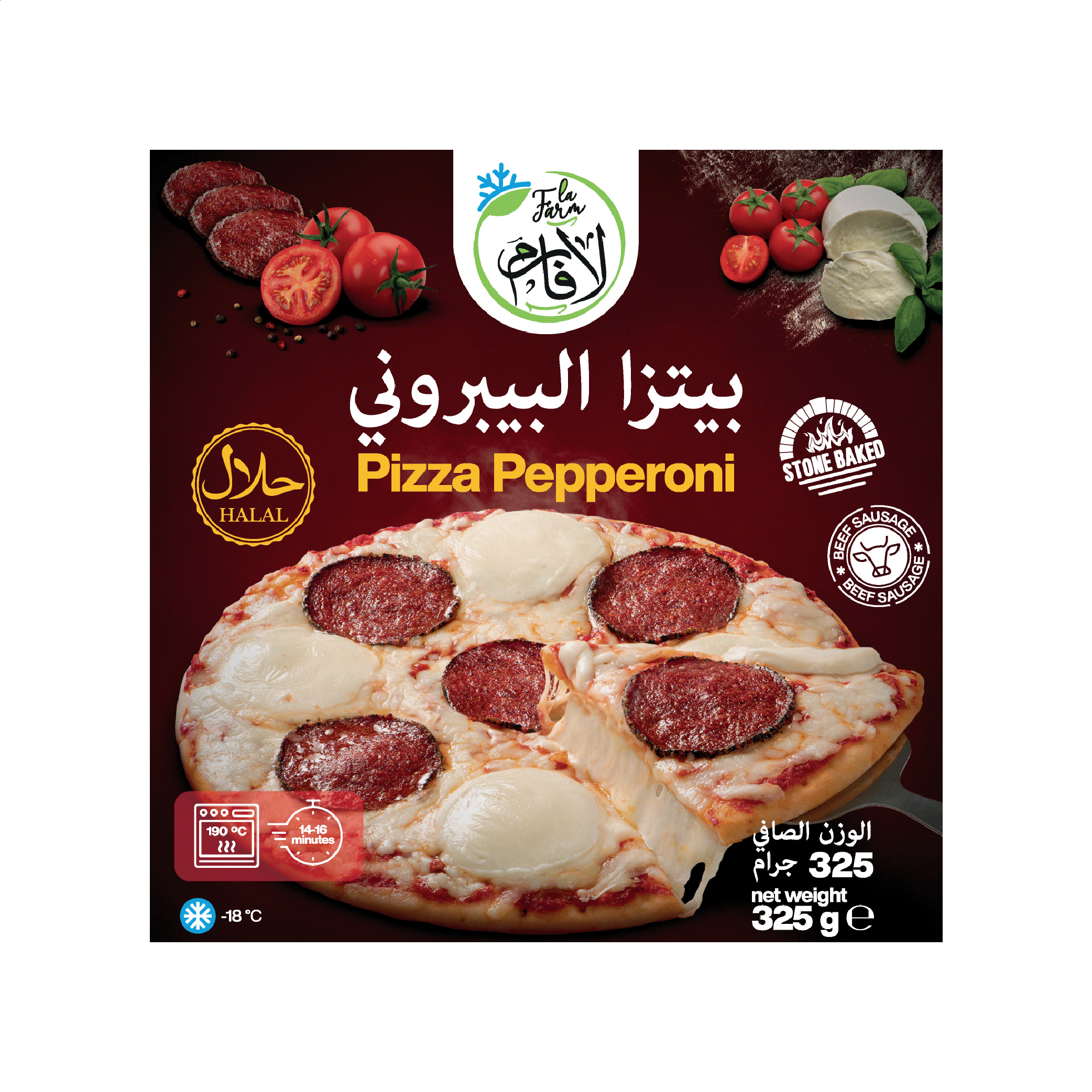 pizza pepperoni 325g