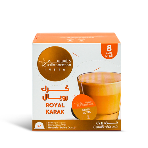 Dallaspresso  Royal Karak Tea -8 Karak capsule per pack