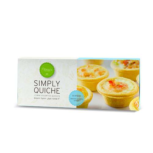 simply Quiche Smoked Salmon & Shrimp 12 Pcs