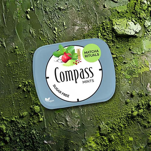 compass matcha green tea pomegranate