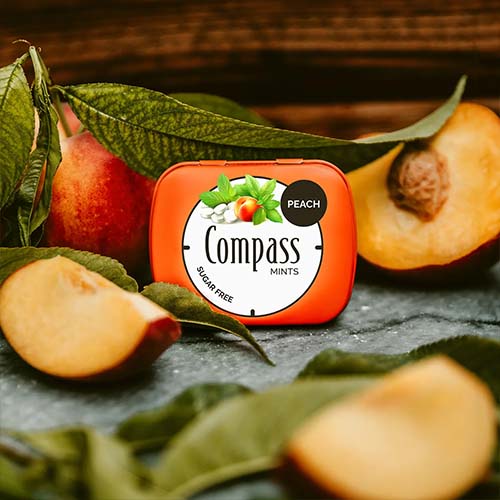 Compass Peach Mint Sugar Free