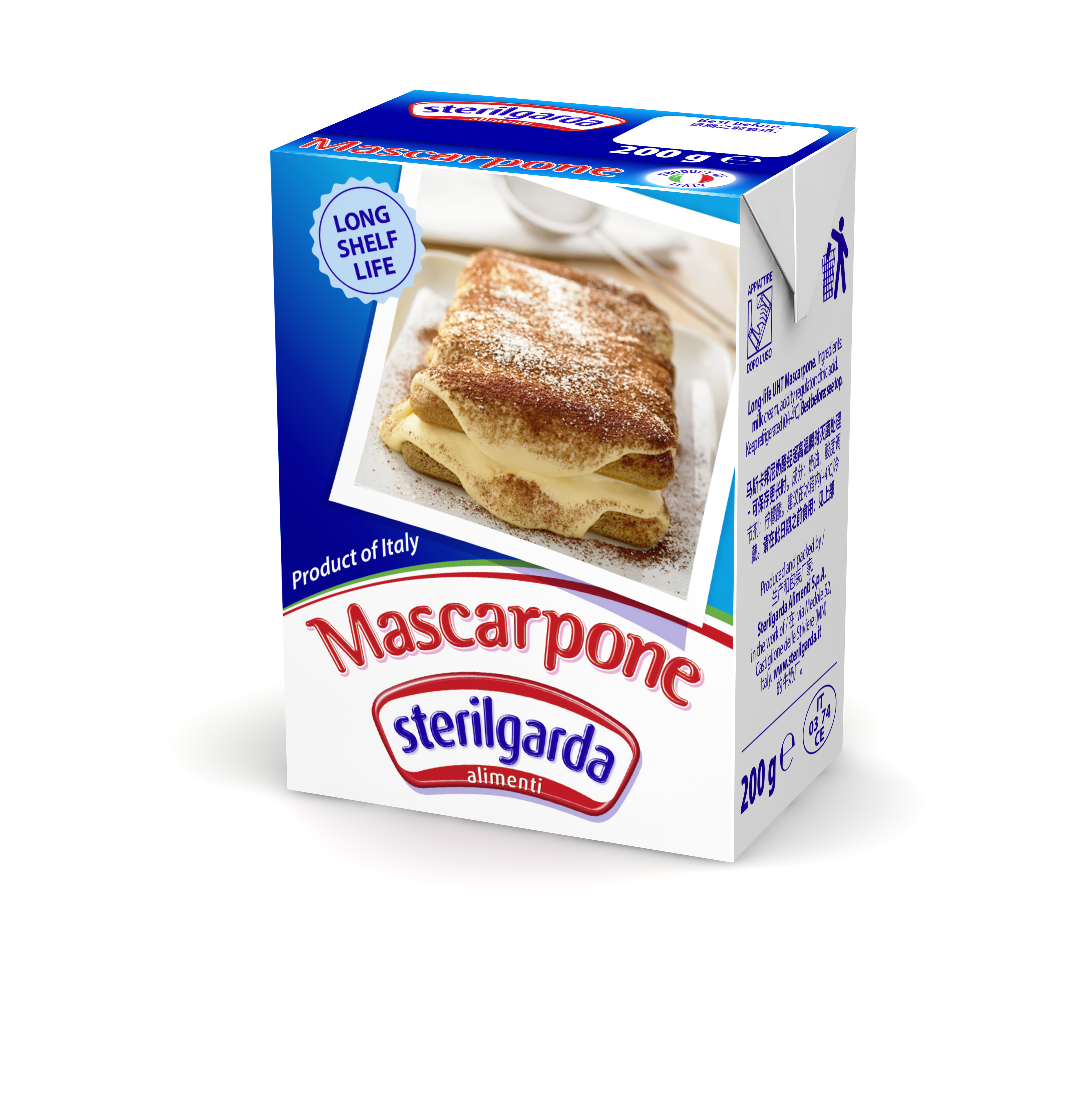 Sterilgarda long life UHT Mascarpone 200g