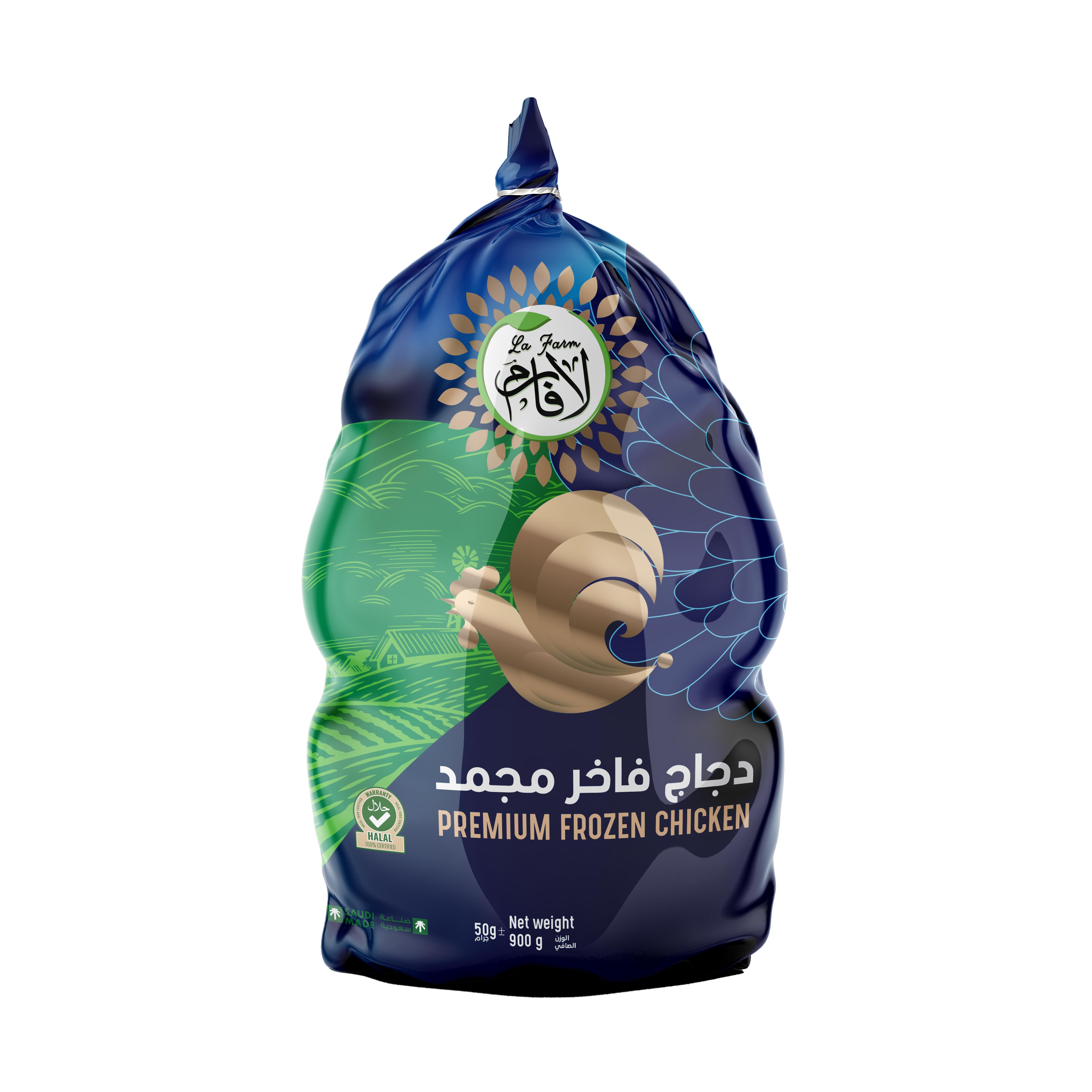 La Farm Frozen whole chicken 900g A Grade